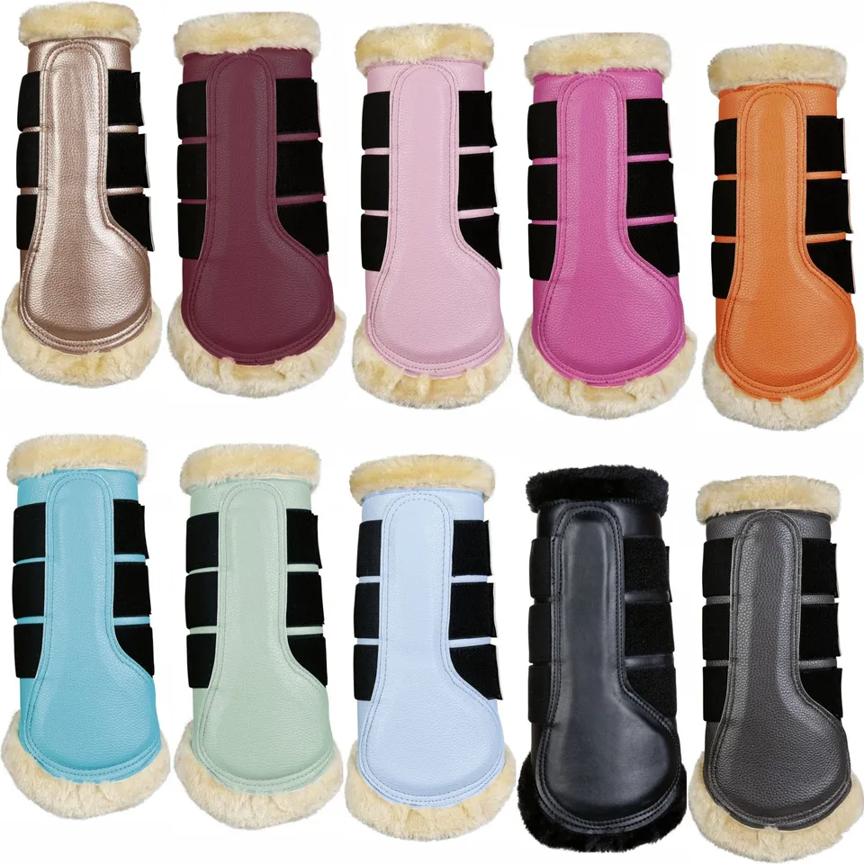 hkm-comfort-gamasche-3100-weinrot-shetty image 1