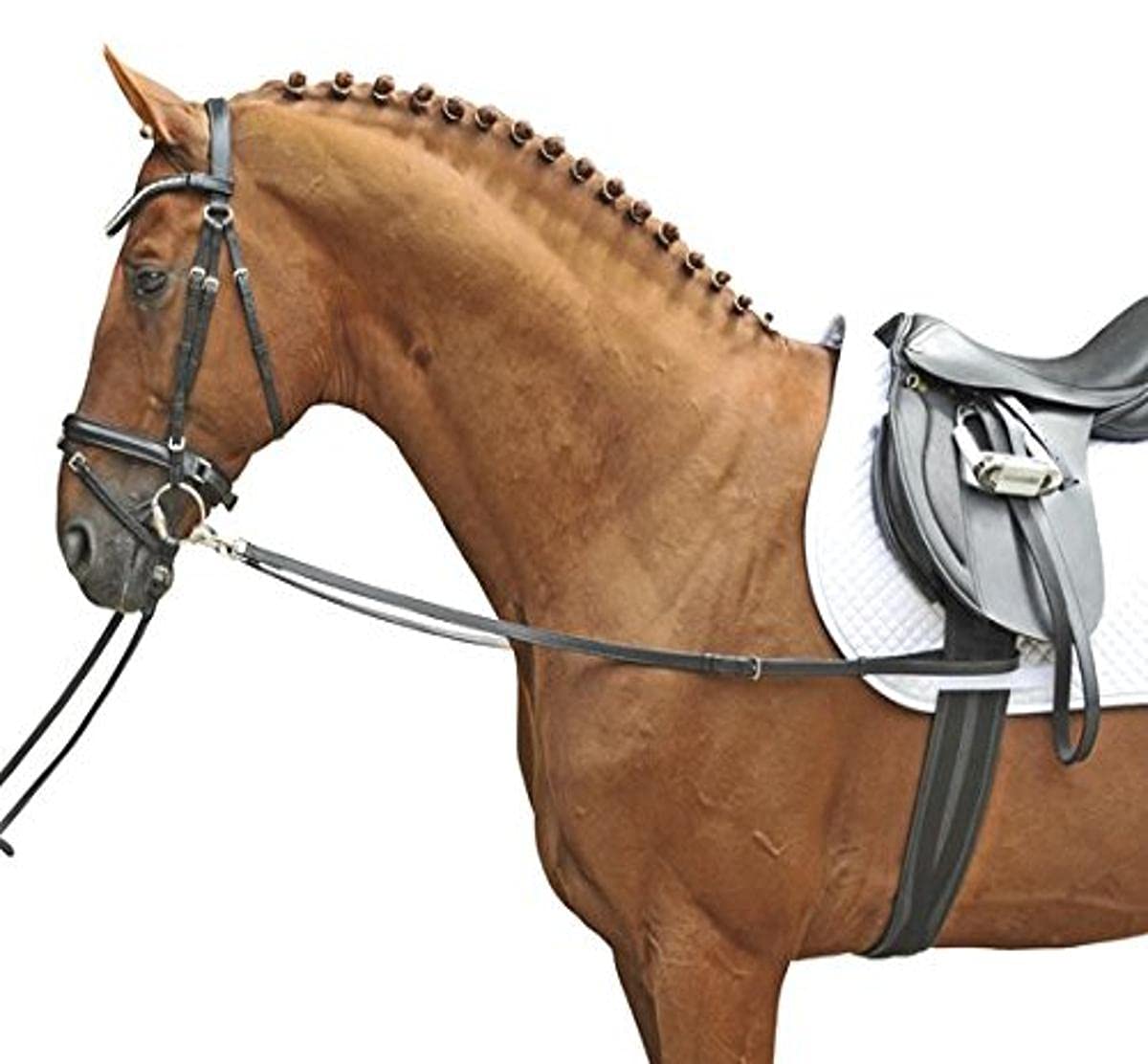 hkm-ausbinder-1873-f-r-vollblut-warmblut-schwarz image 1