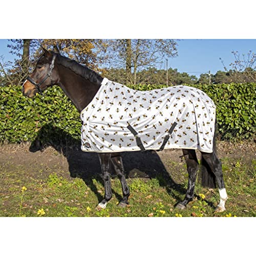 hkm-bee-pferdedecke-1243-wei-gelb-105-cm image 5