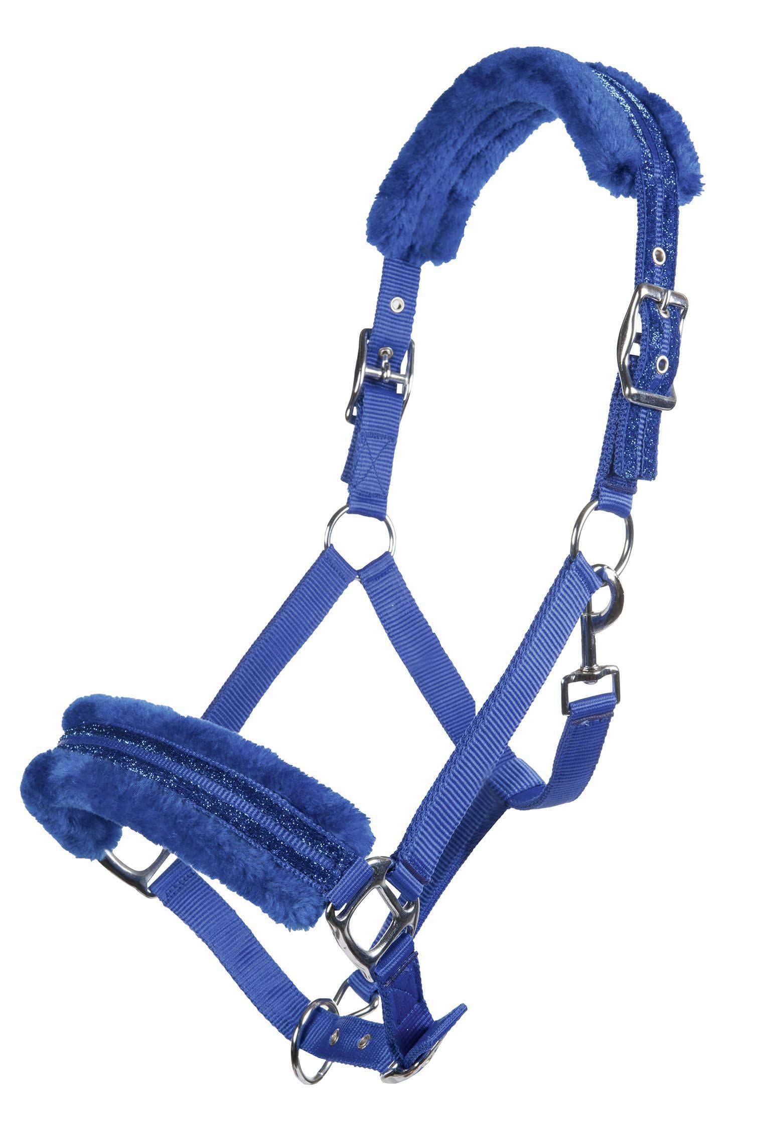 hkm-glitter-halfter-kornblau-vollblut image 2