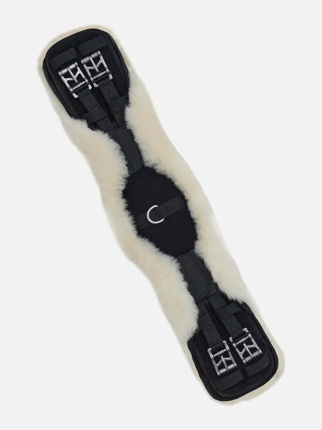 kieffer-air-tex-lambskin-dressurgurt-mit-lammfell image 1