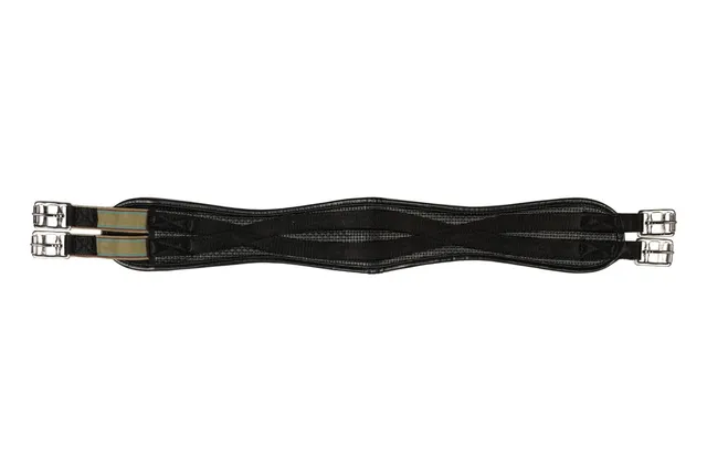 hkm-pvc-soft-sattelgurt-waffeloptik-mit-elastik image 1