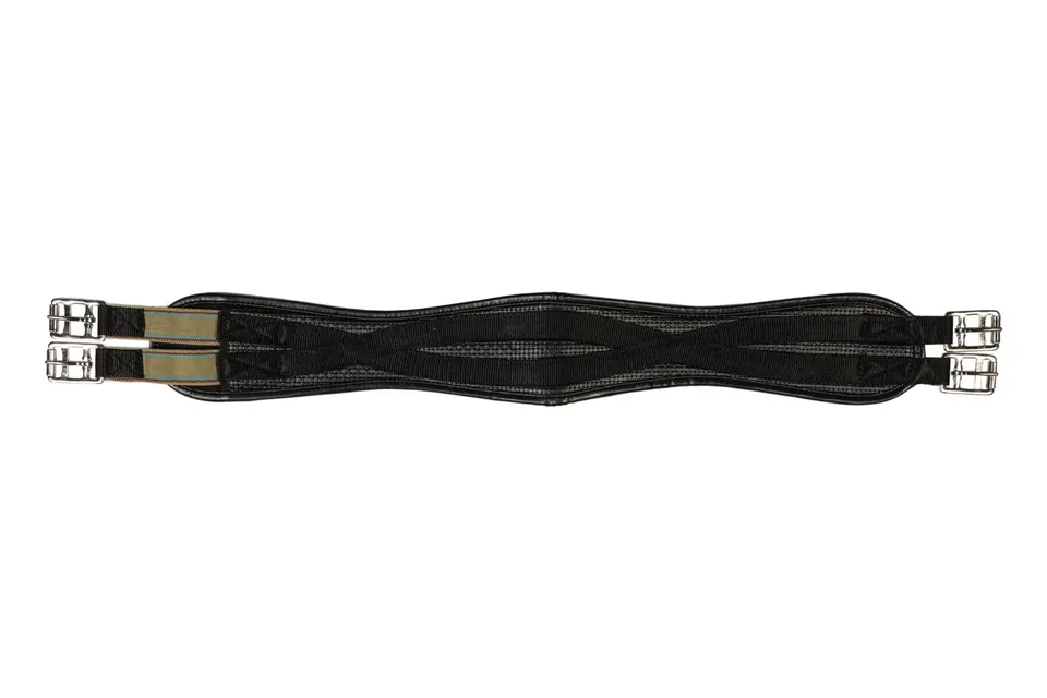 hkm-pvc-soft-sattelgurt-waffeloptik-mit-elastik image 1
