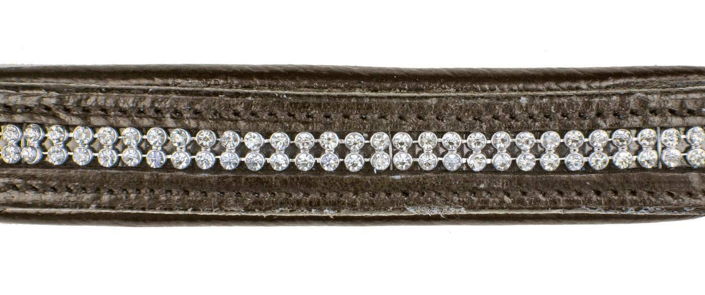 hkm-1590-diamond-pferdehalfter-aus-leder-mit-synthetischen-diamanten image 2