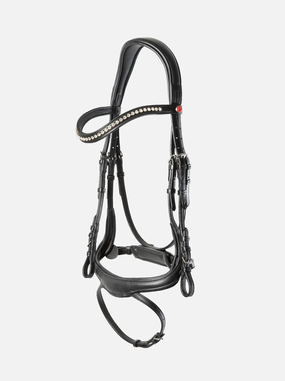 kieffer-trense-ultrasoft-amy-mit-schwedischem-reithalfter image 1