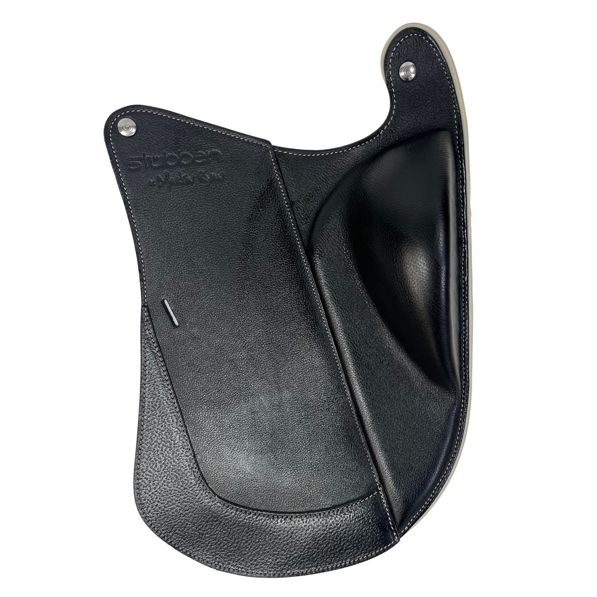 st-bben-sattelblatt-dressur-f-r-rev-sattel-schwarz-wei image 2