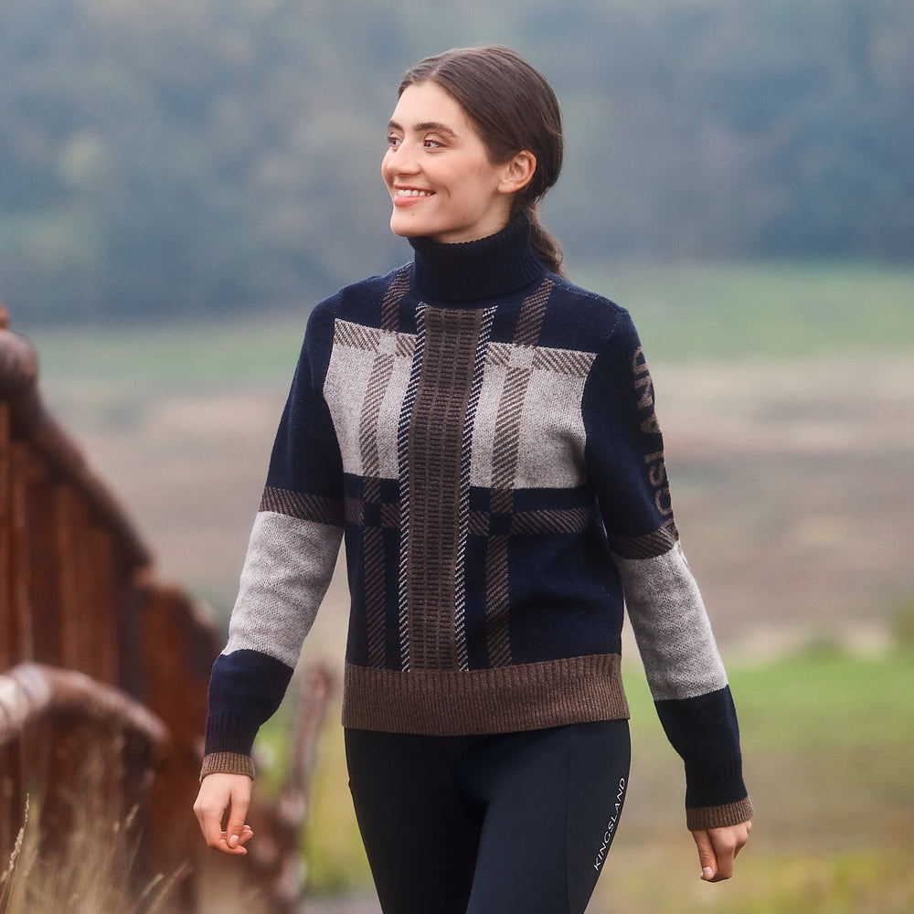 kingsland-equestrian-klarin-damen-rollkragen-pullover-wollmix image 2