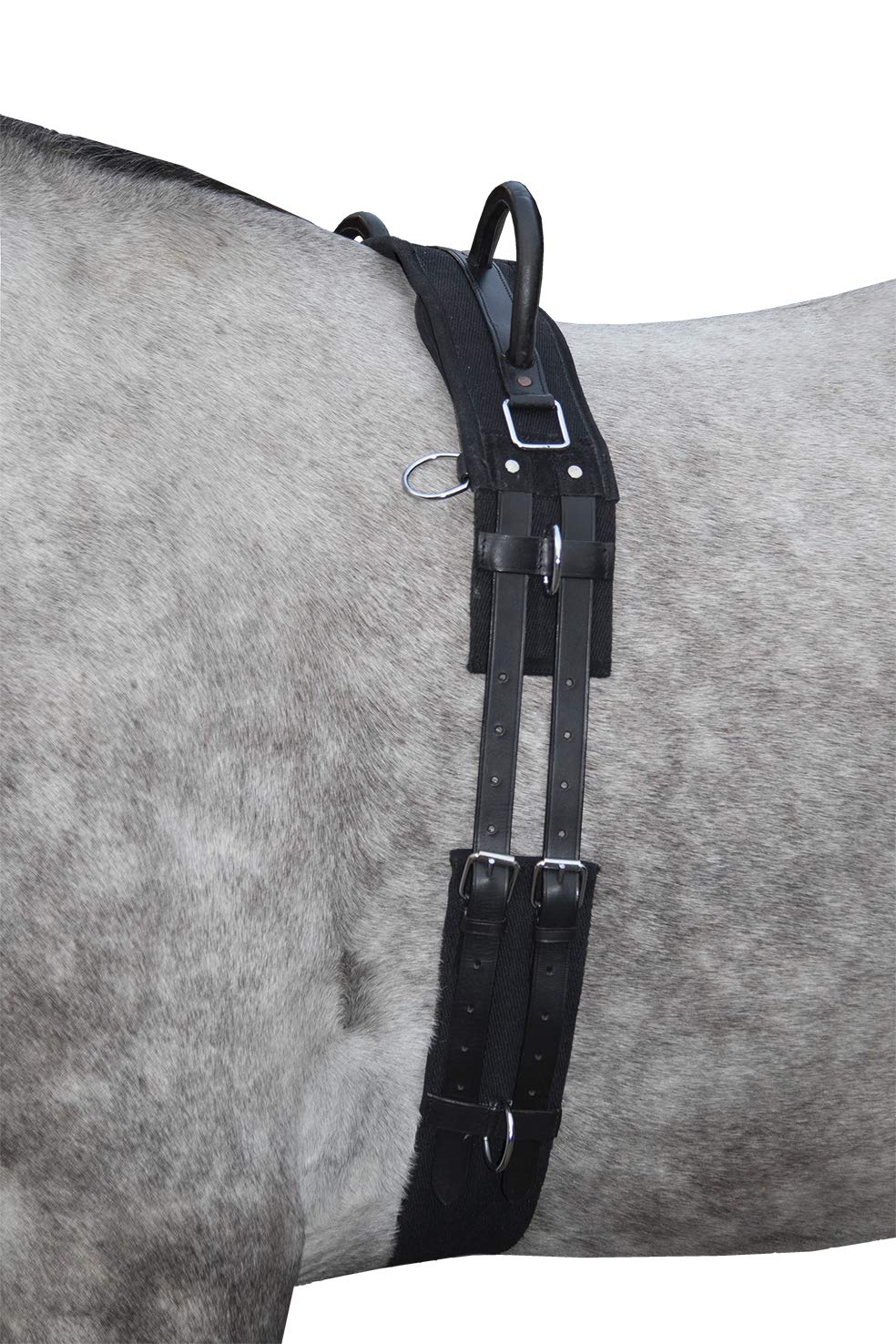 hkm-longierleine-canvas-8297-navy-sky-blue-pony image 5