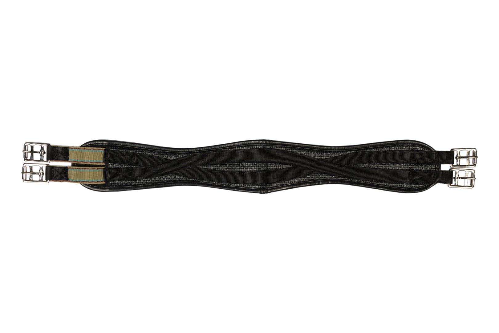 hkm-pvc-soft-sattelgurt-waffeloptik-mit-elastik image 1