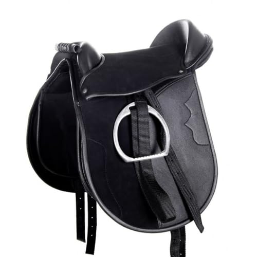 hkm-funny-horses-shettysattel-set-12-schwarz-inkl-gurt-steigb-gel image 3