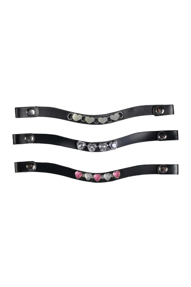 hkm-hobby-horsing-stirnband-rosa-silber image 1