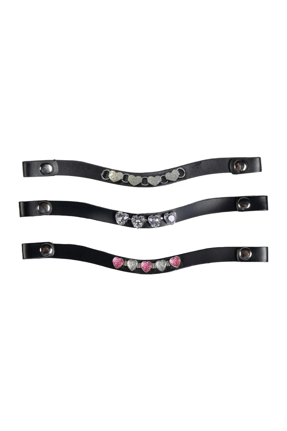 hkm-hobby-horsing-stirnband-rosa-silber image 1