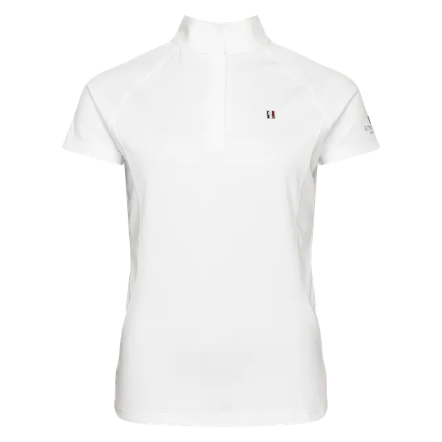 kingsland-equestrian-classic-kurzarm-turniershirt-junior-m-dchen-wei image 1