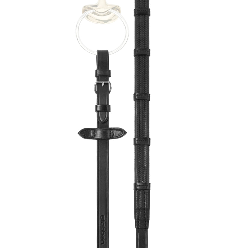 st-bben-rubber-reins-3-4-with-9-stops-and-buckle-ends image 1