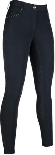 hkm-rosegold-glamour-style-damen-reithose-mit-silikon-vollbesatz image 3