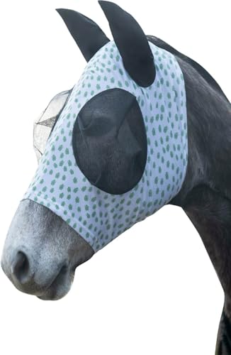 hkm-avocado-fliegenschutzmaske-wei-lila-f-r-warmblut image 3