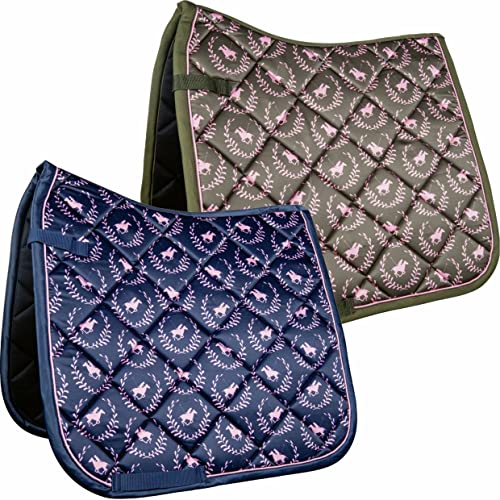 hkm-classic-polo-allover-schabracke-dressur-olivgr-n image 4