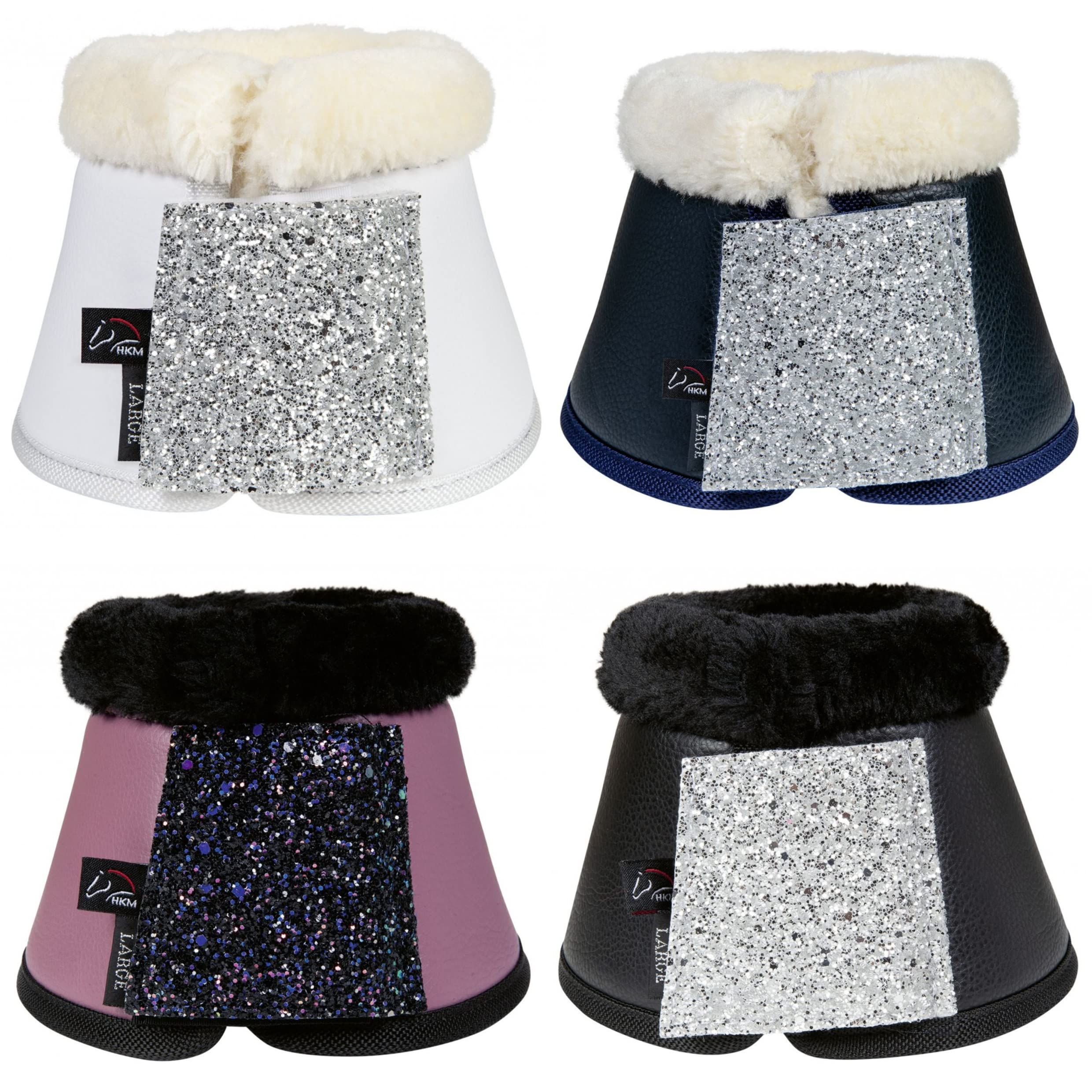 hkm-2022-sparkle-hufglocken-schwarz image 1