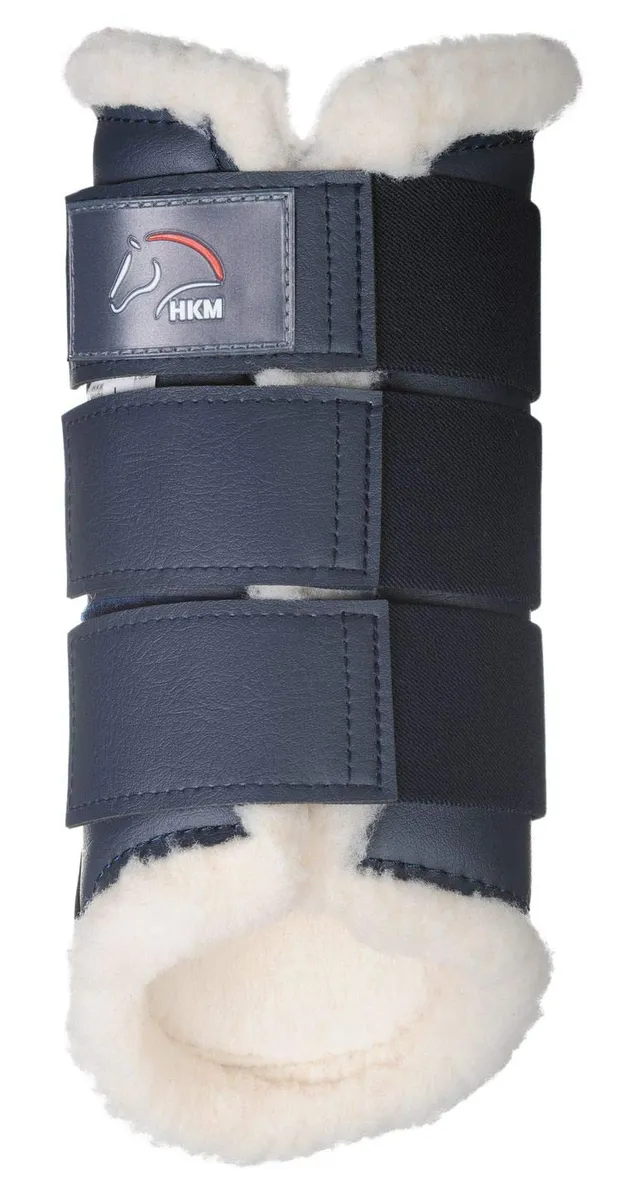 hkm-8585-gamaschen-comfort-teddyfutter-dunkelblau-s image 1