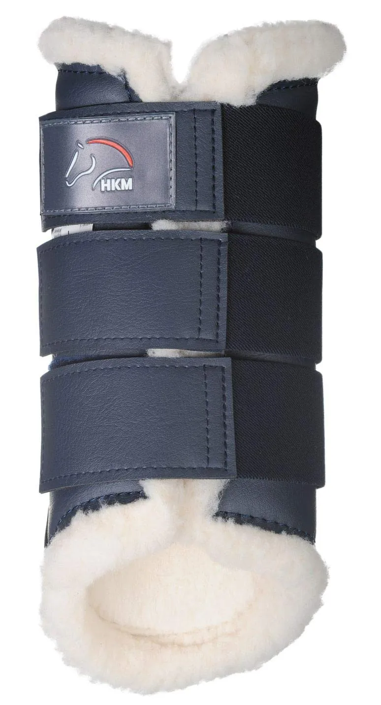 hkm-8585-gamaschen-comfort-teddyfutter-dunkelblau-s image 1