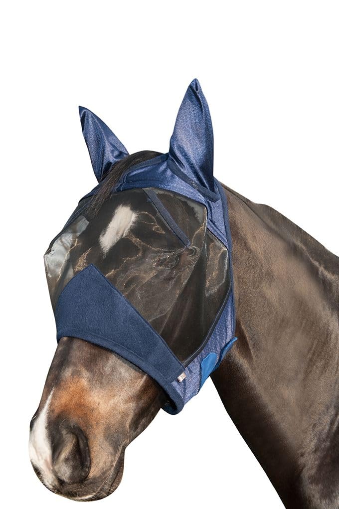 hkm-high-professional-fliegenschutzmaske-schwarz-l image 1