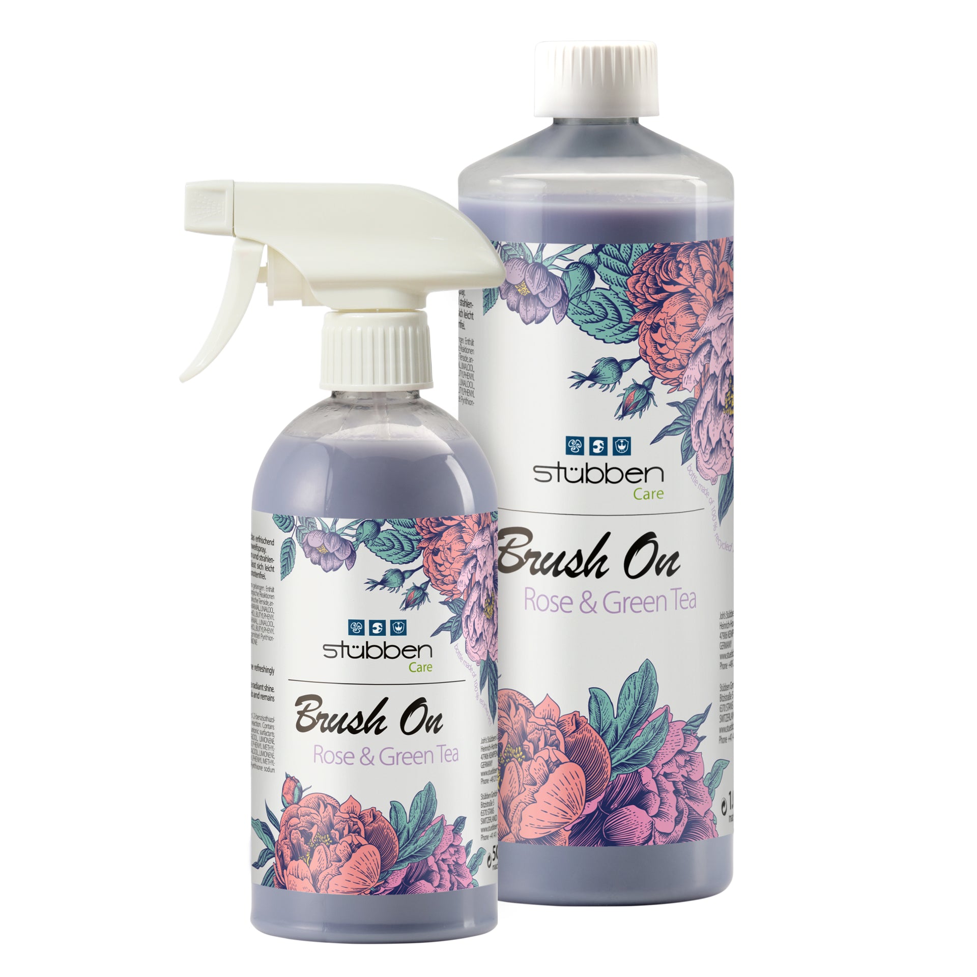 st-bben-brush-on-rose-green-tea-bundle-m-hnen-und-schweifspray-0-5-l-1-l-refill image 1