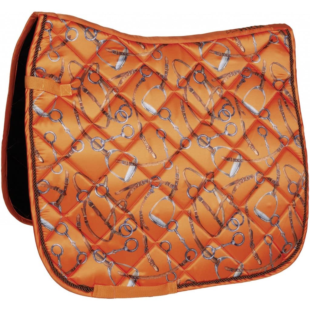 hkm-allure-schabracke-pony-dressur-orange image 5