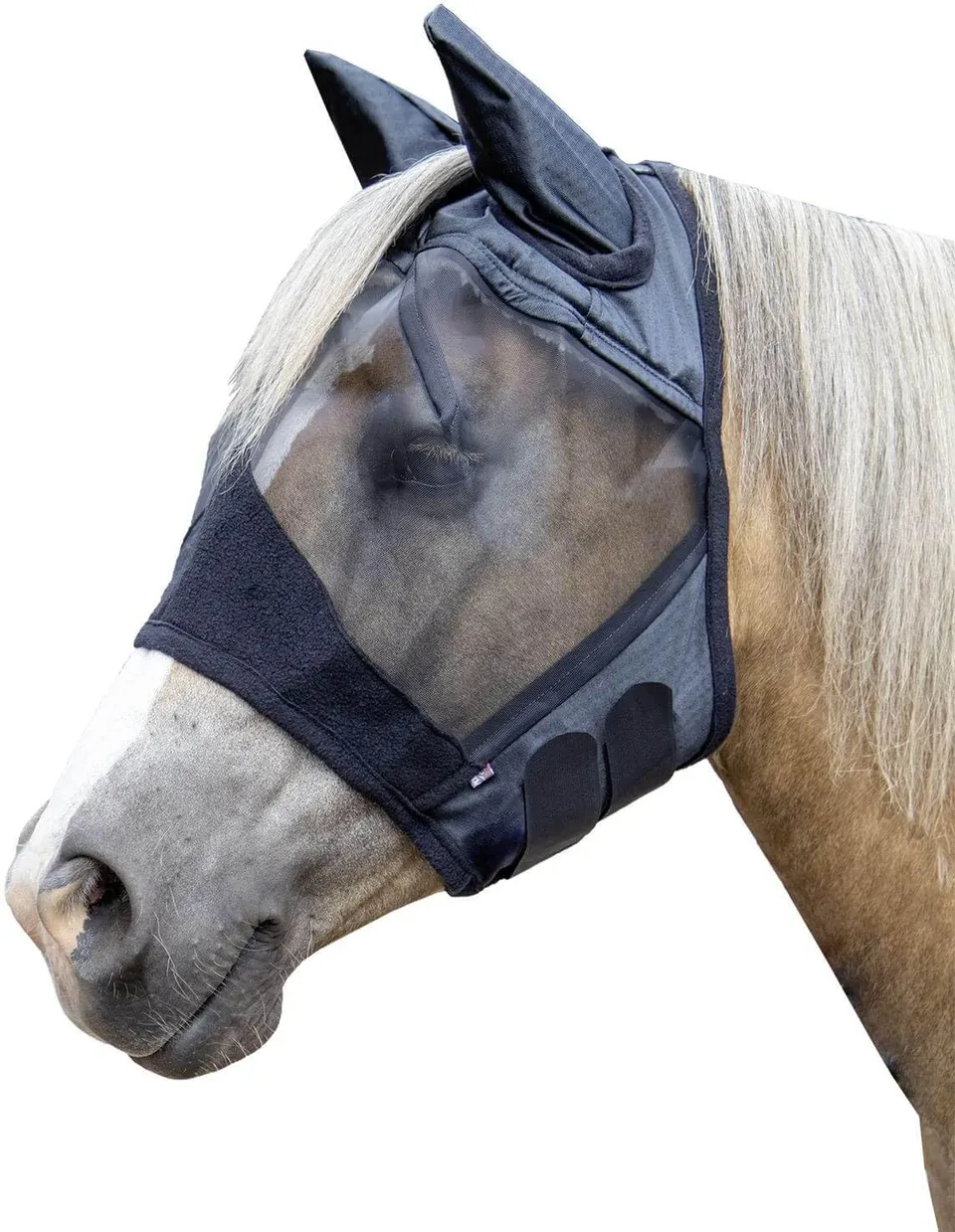 hkm-high-professional-fliegenschutz-fliegenmaske-schwarz-m image 1
