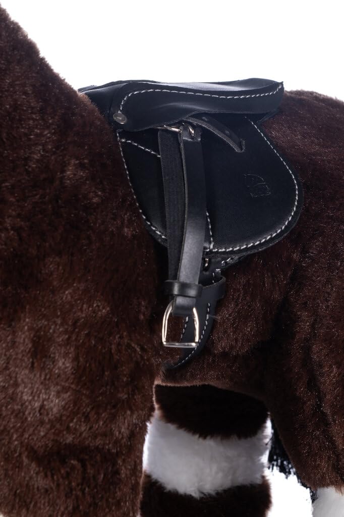 hkm-kids-sattel-f-r-cuddle-pony-spielzeugsattel-kunstleder-schwarz image 4