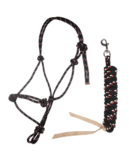 hkm-western-knotenhalfter-11330-mit-strick-schwarz-pony image 2