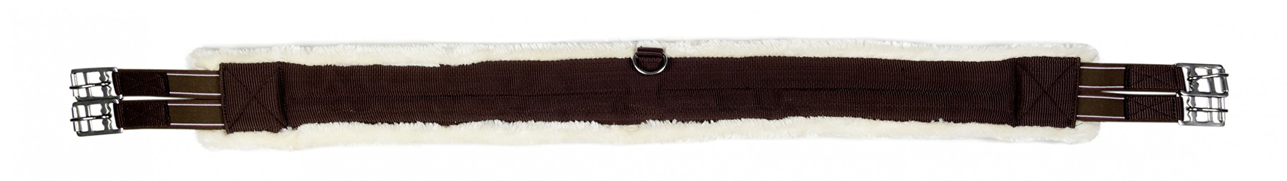 hkm-sattelgurt-teddy-mit-gummizug-und-edelstahl-rollenschnallen image 1