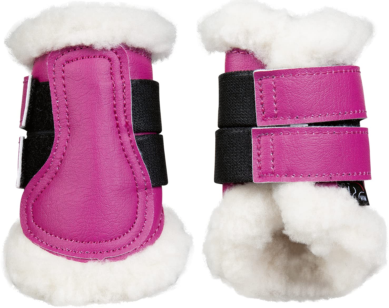 hkm-12734-comfort-gamaschen-kunstleder-teddyfutter-1-paar image 2