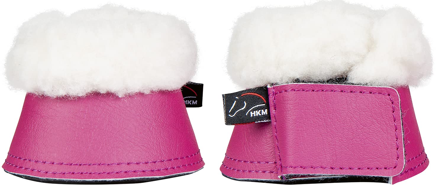 hkm-comfort-b3101-gamaschen-hufglocken-cranberry-mini-shetty image 1