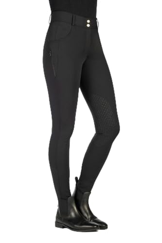 hkm-ari-mid-rise-damen-reithose-mit-silikon-kniebesatz image 8