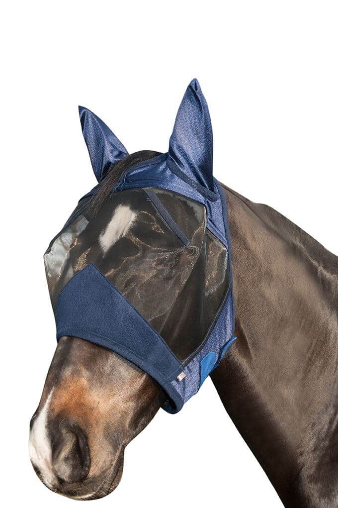 hkm-high-professional-fliegenschutz-fliegenmaske-schwarz-m image 2