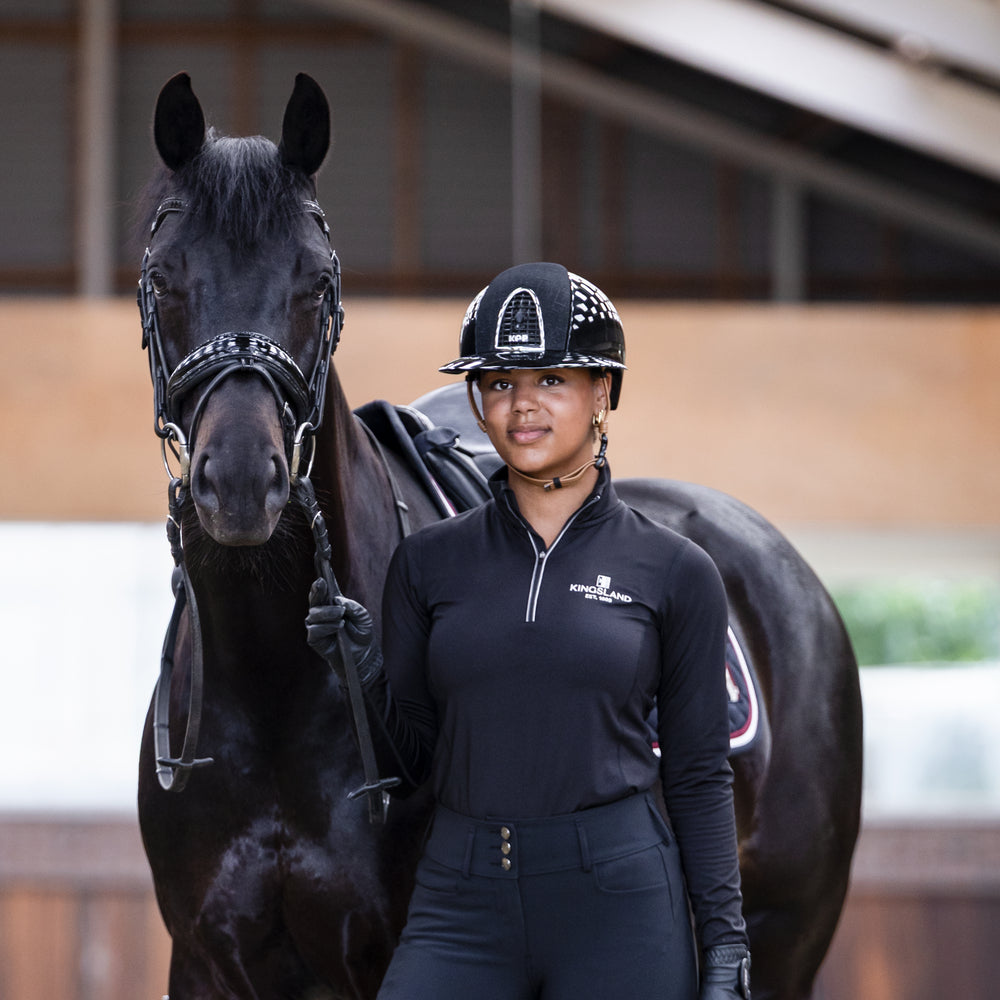 kingsland-equestrian-classic-damen-trainingsshirt-1-2-zip image 2