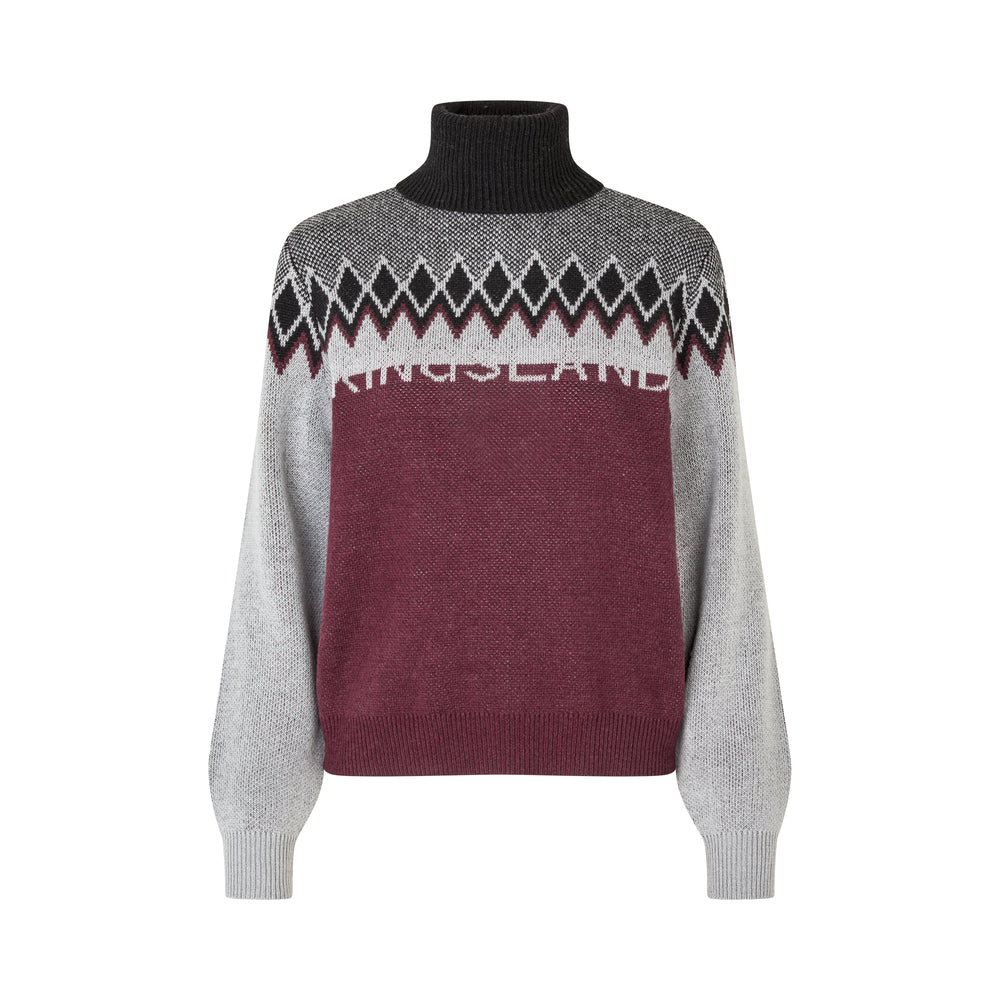 kingsland-equestrian-klmontez-damen-rollkragen-strickpullover-mit-reflektor image 1