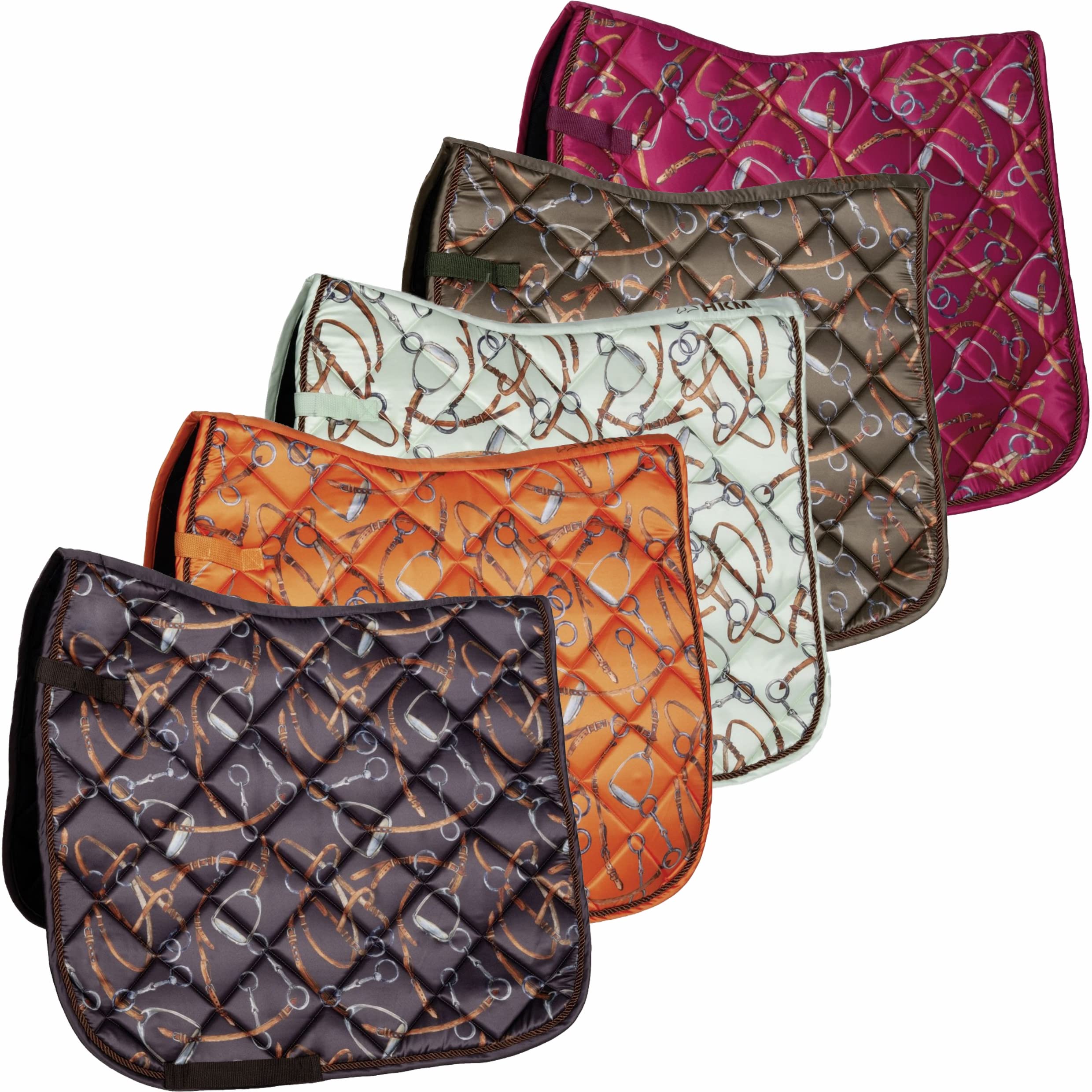hkm-allure-schabracke-pony-dressur-orange image 1