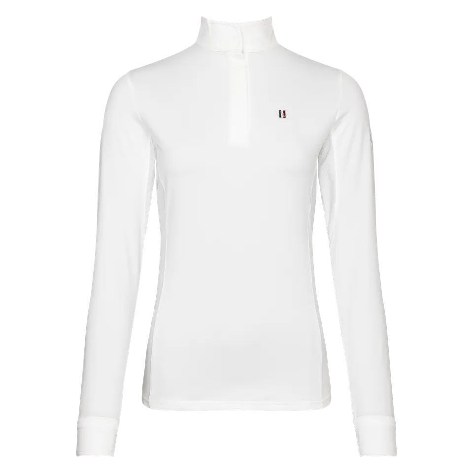 kingsland-equestrian-classic-damen-turnierbluse-langarm-mit-stehkragen image 1