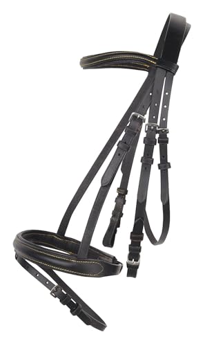 hkm-lou-trense-schwarz-one-size-rindsleder image 7