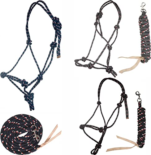 hkm-western-trust-knotenhalfter-set-mit-strick image 4