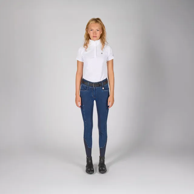 kingsland-equestrian-klkayce-damen-denim-reithose-vollgrip-h-shape image 1