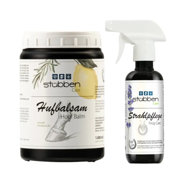 st-bben-hufpflege-set-hufbalsam-1-l-strahlpflege-250-ml image 1