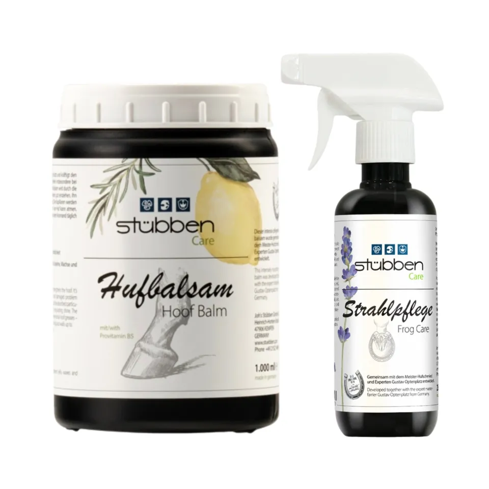 st-bben-hufpflege-set-hufbalsam-1-l-strahlpflege-250-ml image 1
