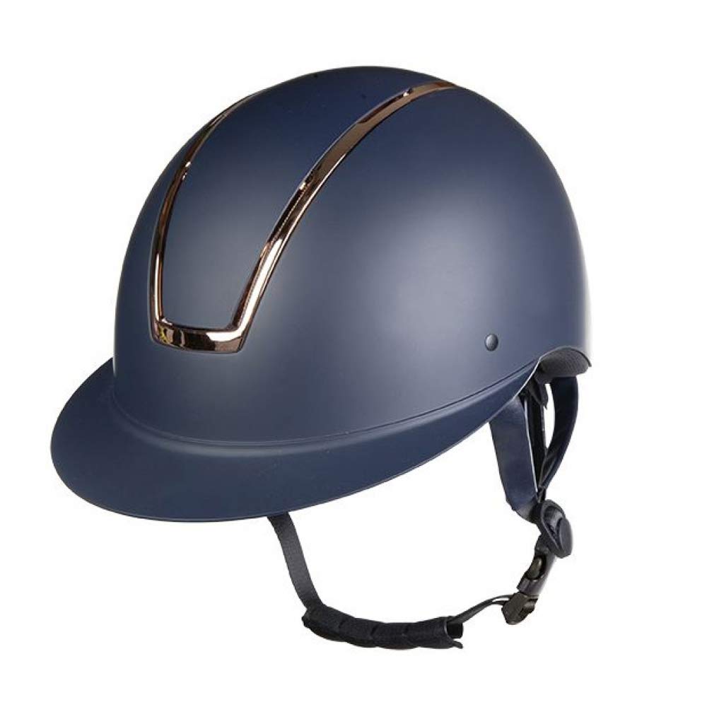 hkm-lady-shield-reithelm-dunkelblau-rosegold-52-54 image 3