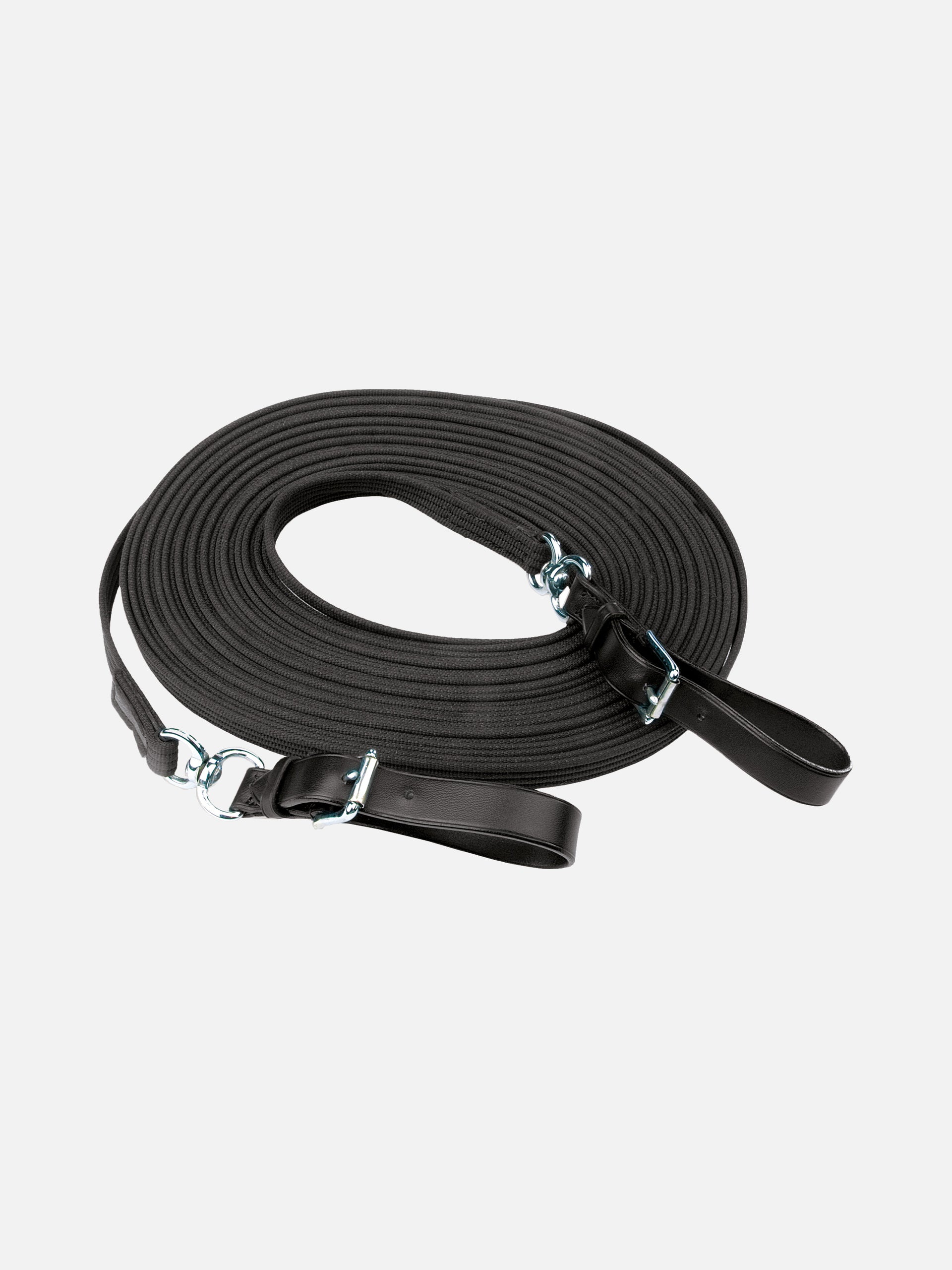 kieffer-double-lunge-line-doppellonge-16-m-black-chrome image 1