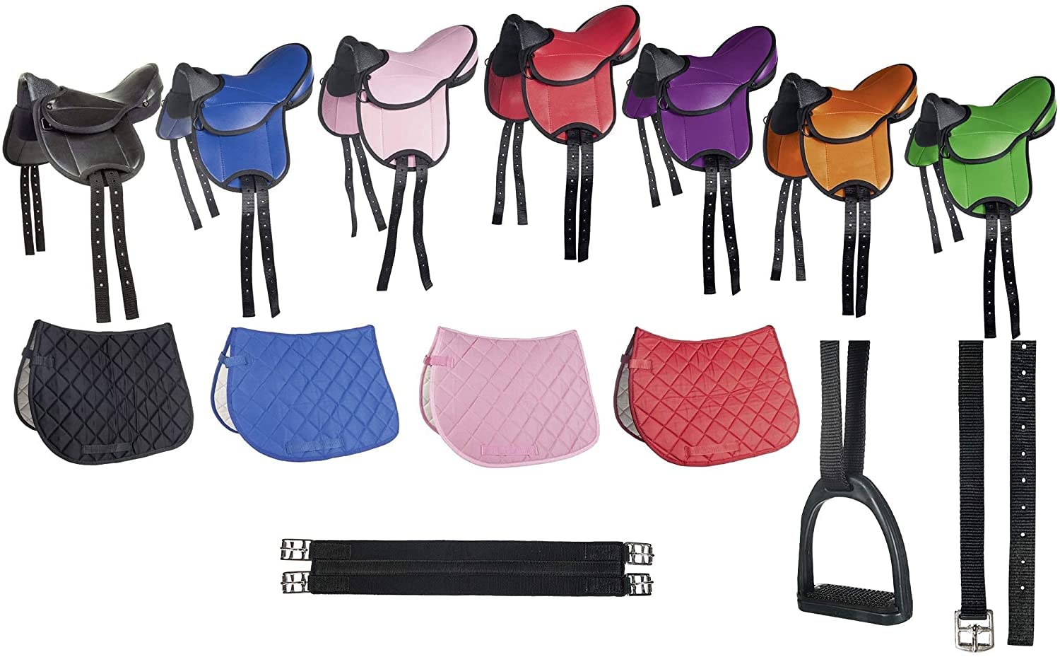hkm-beginner-9346-shettysattel-set-f-r-shetty-in-violett image 7