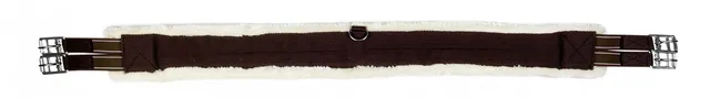 hkm-sattelgurt-teddy-mit-gummizug-und-edelstahl-rollenschnallen image 1
