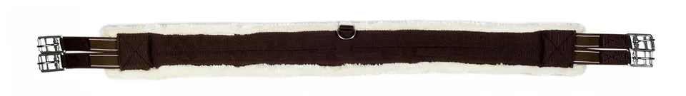 hkm-sattelgurt-teddy-mit-gummizug-und-edelstahl-rollenschnallen image 1