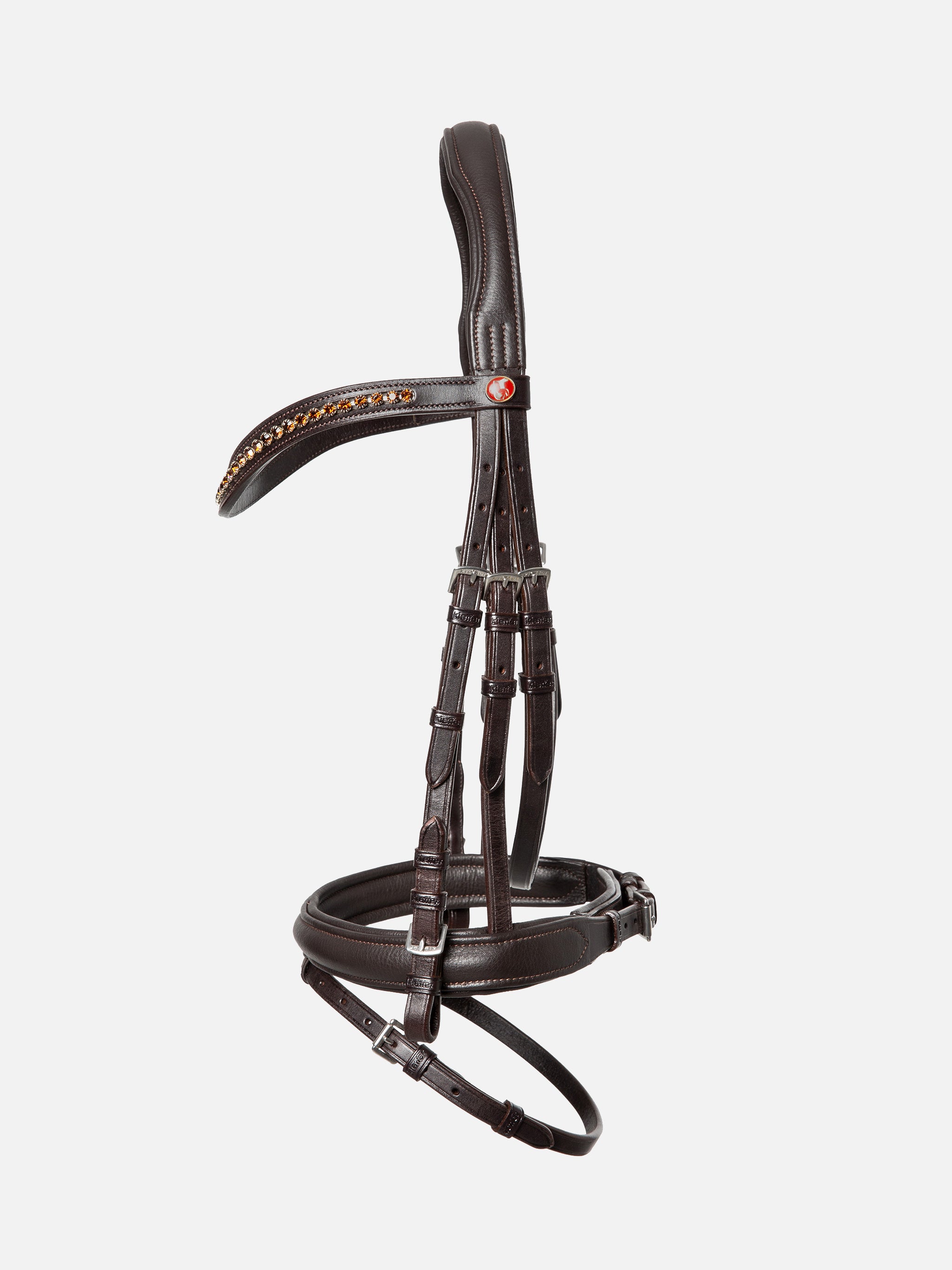 kieffer-ultrasoft-haflinger-trense-mit-kristallstirnband image 6